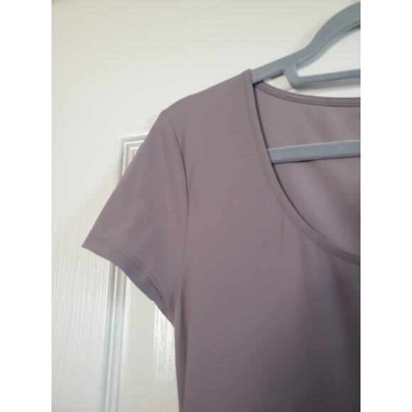 MC Planet by Innate Gray Short Sleeve Asymmetric Tunic Lagenlook Top, Size 6 - Picture 4 of 11